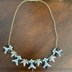 Loft Navy Pink Statement Necklace